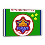 Tel Aviv Coat of Arms  Canvas 18  x 12 