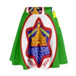 Tel Aviv Coat of Arms  High Waist Skirt