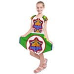 Tel Aviv Coat of Arms  Kids  Short Sleeve Dress