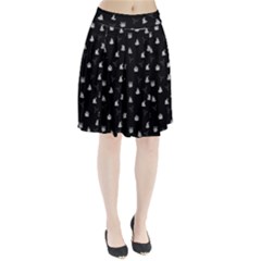 Cactus Pattern Pleated Skirt