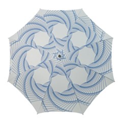 Spirograph Spiral Pattern Geometric Golf Umbrellas by Nexatart