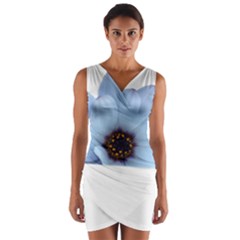 Daisy Flower Floral Plant Summer Wrap Front Bodycon Dress by Nexatart