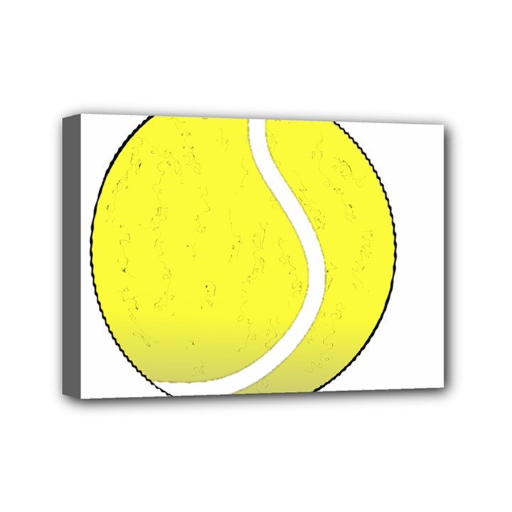 Tennis Ball Ball Sport Fitness Mini Canvas 7  x 5 