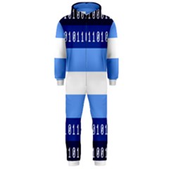 Digigender Cute Gender Gendercute Flags Hooded Jumpsuit (men) 