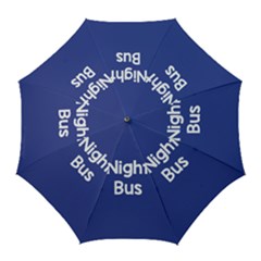 Night Bus New Blue Golf Umbrellas