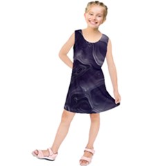 Map Curves Dark Kids  Tunic Dress by Mariart