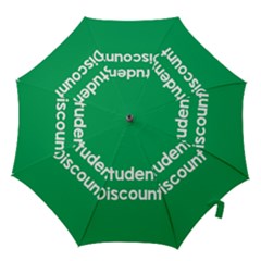 Student Discound Sale Green Hook Handle Umbrellas (small)