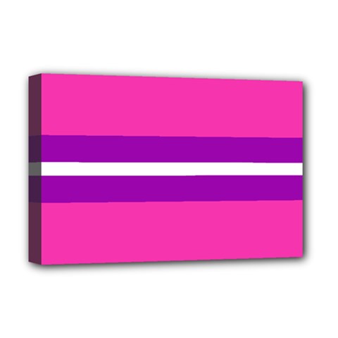 Transgender Flags Deluxe Canvas 18  X 12   by Mariart