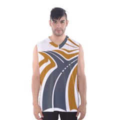 Transparent All Road Tours Bus Charter Street Men s Basketball Tank Top by Mariart