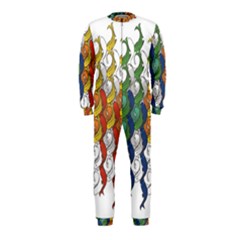 Rainbow Fish Onepiece Jumpsuit (kids) by Mariart