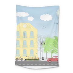 Urban Scene Small Tapestry by linceazul