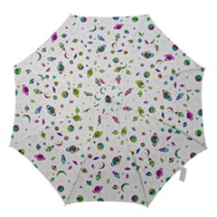 Space Pattern Hook Handle Umbrellas (medium) by ValentinaDesign