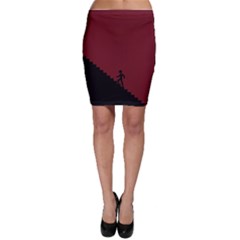 Walking Stairs Steps Person Step Bodycon Skirt by Nexatart