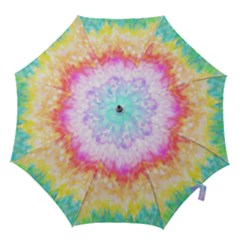 Rainbow Pontilism Background Hook Handle Umbrellas (medium) by Nexatart
