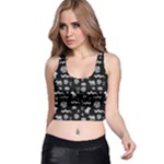 Aztecs pattern Racer Back Crop Top