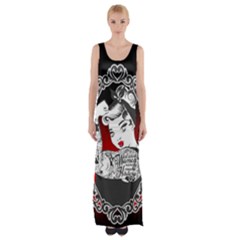 Well Behaved  Maxi Thigh Split Dress by tonitails