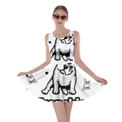 French Bulldog Skater Dress by Valentinaart