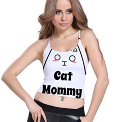 Love My Cat Mommy Spaghetti Strap Bra Top by Catifornia