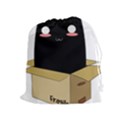 Black Cat in a Box Drawstring Pouches (Extra Large) View1