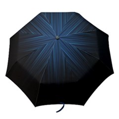 Black Blue Line Vertical Space Sky Folding Umbrellas