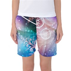 Christmas Women s Basketball Shorts by Mariart