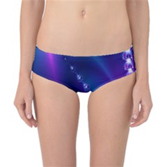 Flow Blue Pink High Definition Classic Bikini Bottoms by Mariart