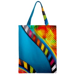 Color Dream Polka Zipper Classic Tote Bag by Mariart