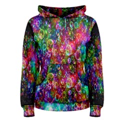 Colorful Bubble Shining Soap Rainbow Women s Pullover Hoodie