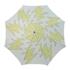 Lightning Yellow Golf Umbrellas