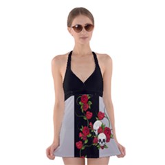 Sweet Poison Halter Swimsuit Dress by tonitails