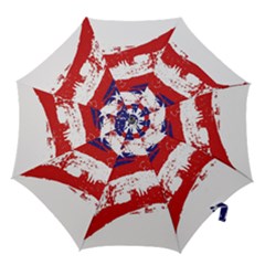 Red White Blue Star Flag Hook Handle Umbrellas (small)