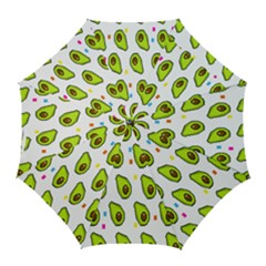 Avocado Seeds Green Fruit Plaid Golf Umbrellas