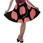 Craft Pink Black Polka Spot A-line Skater Skirt