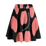 Craft Pink Black Polka Spot High Waist Skirt