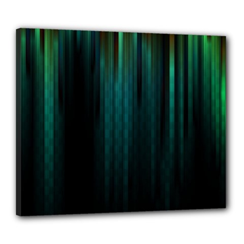 Lines Light Shadow Vertical Aurora Canvas 24  X 20  by Mariart
