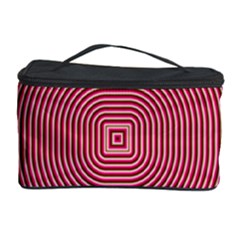 Stop Already Hipnotic Red Circle Cosmetic Storage Case by Mariart