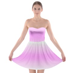 Decorative Pattern Strapless Bra Top Dress by ValentinaDesign