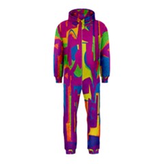 Abstract Art Hooded Jumpsuit (kids) by ValentinaDesign