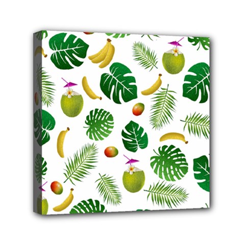Tropical Pattern Mini Canvas 6  X 6  by Valentinaart