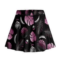Tropical Pattern Mini Flare Skirt by Valentinaart