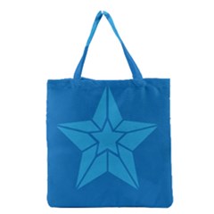 Star Design Pattern Texture Sign Grocery Tote Bag by Nexatart