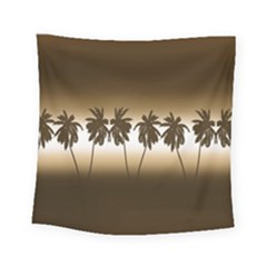 Tropical Sunset Square Tapestry (small) by Valentinaart