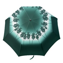 Tropical Sunset Folding Umbrellas by Valentinaart