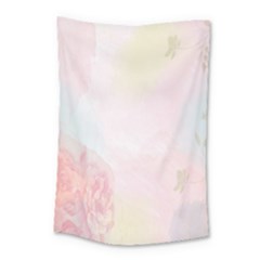 Watercolor Floral Small Tapestry by Nexatart