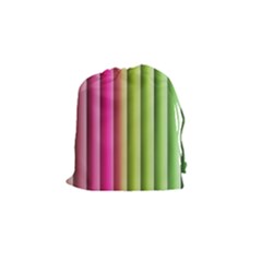 Vertical Blinds A Completely Seamless Tile Able Background Drawstring Pouches (small)  by Nexatart