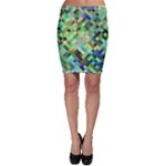 Pixel Pattern A Completely Seamless Background Design Bodycon Skirt