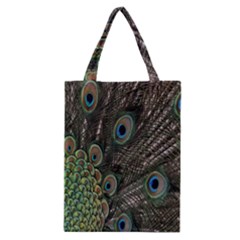 Close Up Of Peacock Feathers Classic Tote Bag by Nexatart