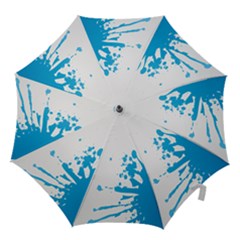 Blue Stain Spot Paint Hook Handle Umbrellas (small)