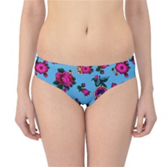 Crown Red Flower Floral Calm Rose Sunflower Hipster Bikini Bottoms by Mariart