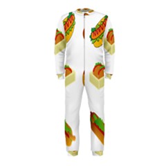 Hot Dog Buns Sauce Bread Onepiece Jumpsuit (kids) by Mariart